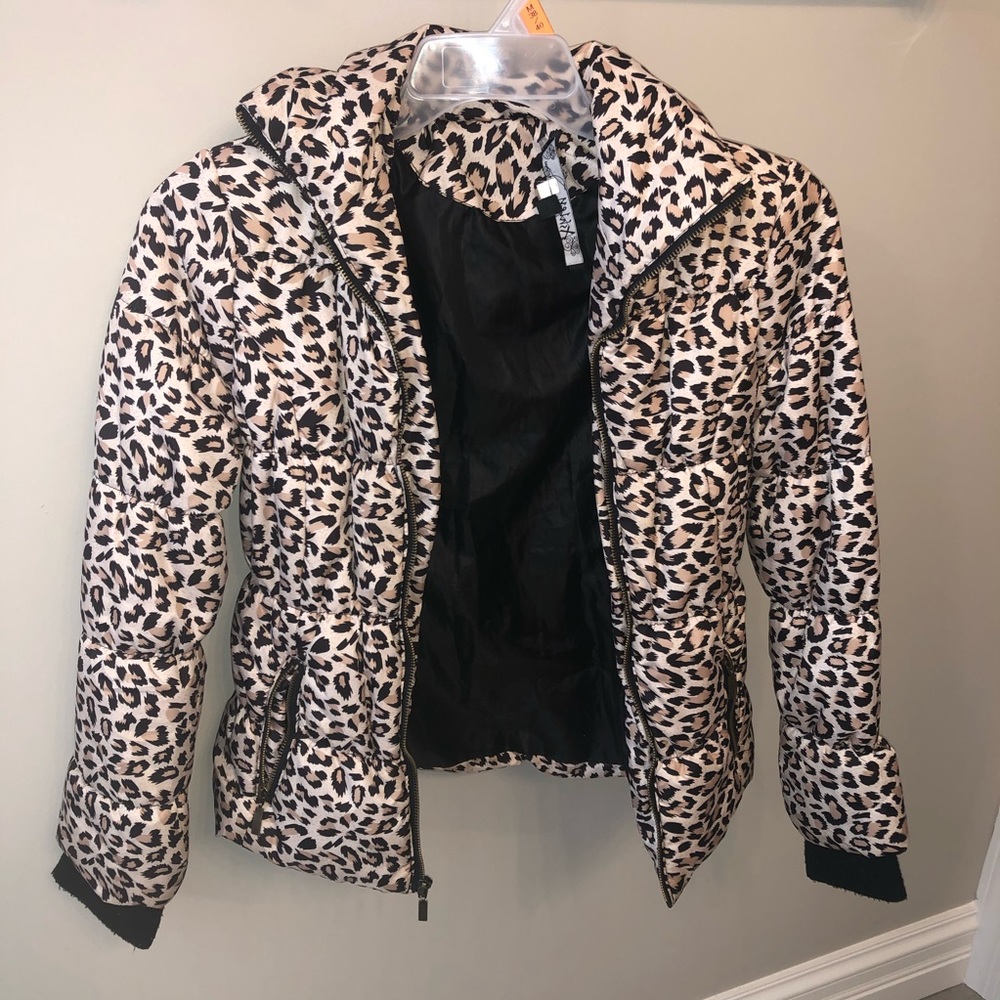 Cheetah Puffer Coat